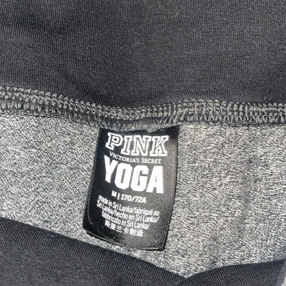 Victorias Secret PINK Yoga Pink and Gray Leggings - Picture 5 of 5